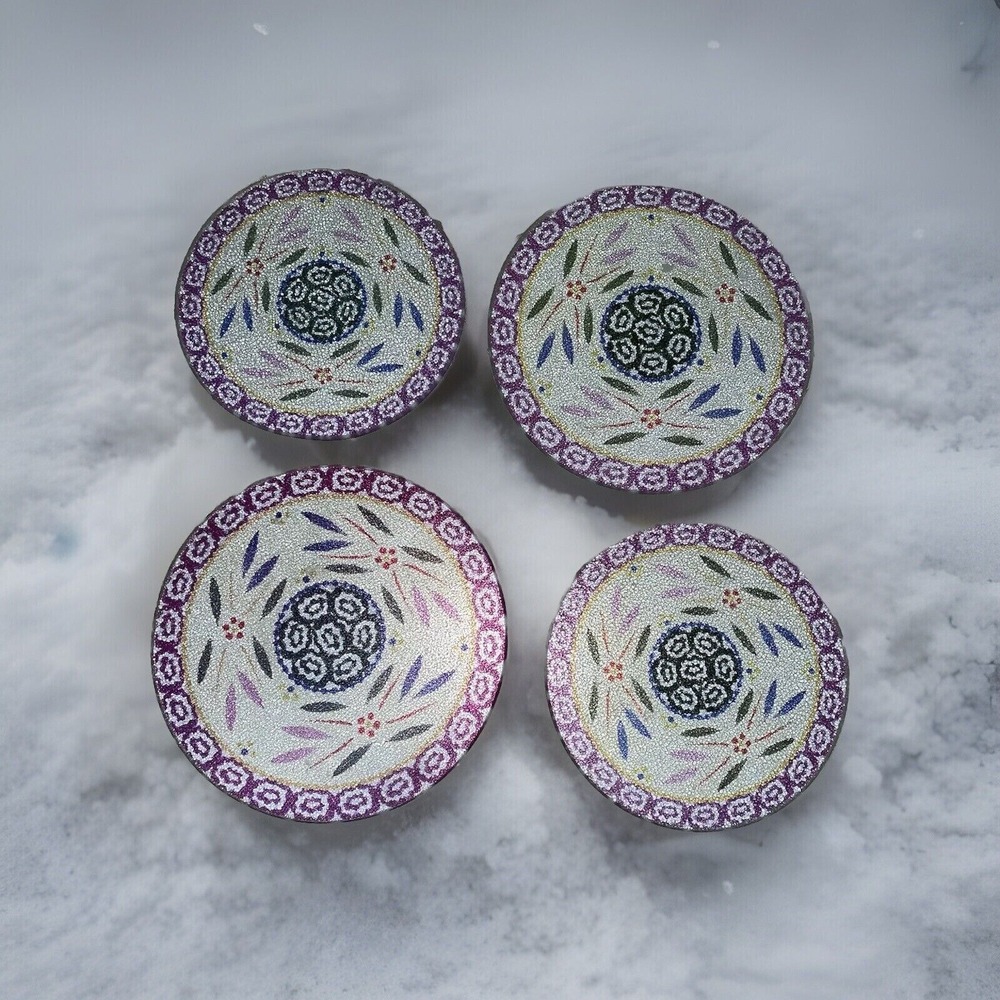 SET of 4 TEMPTATIONS Ovenware By Tara Trivets Cutting Boards Old World